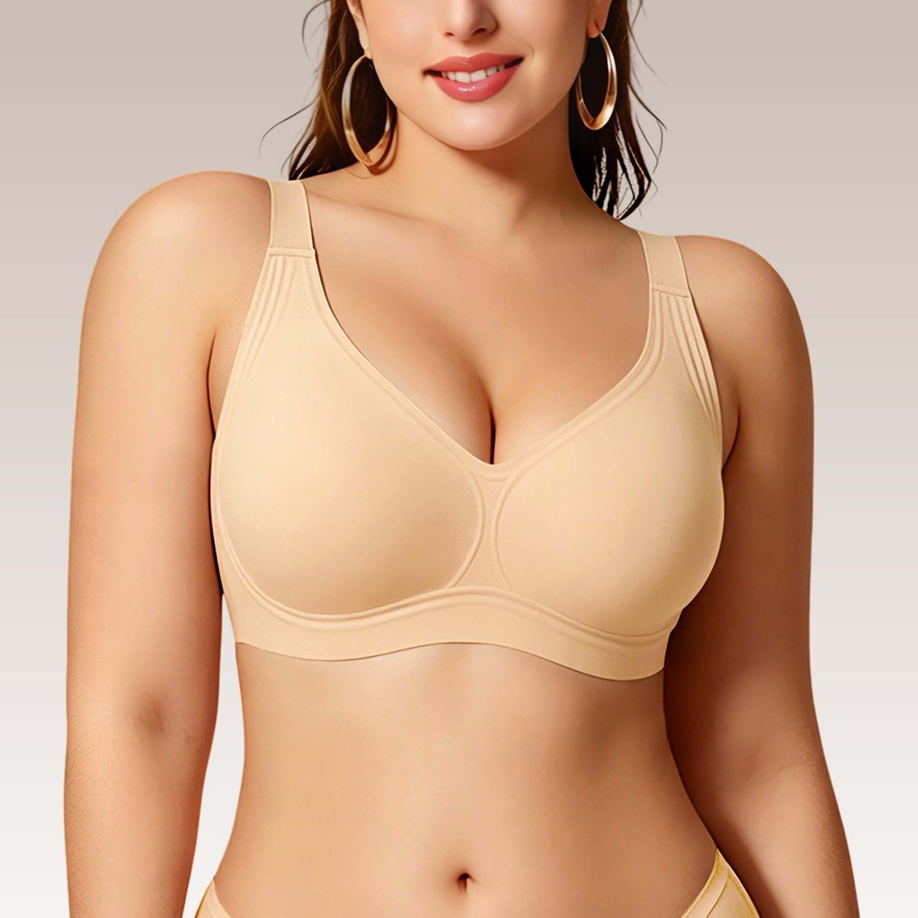 No Underwire Comfort Bra Leopard Print