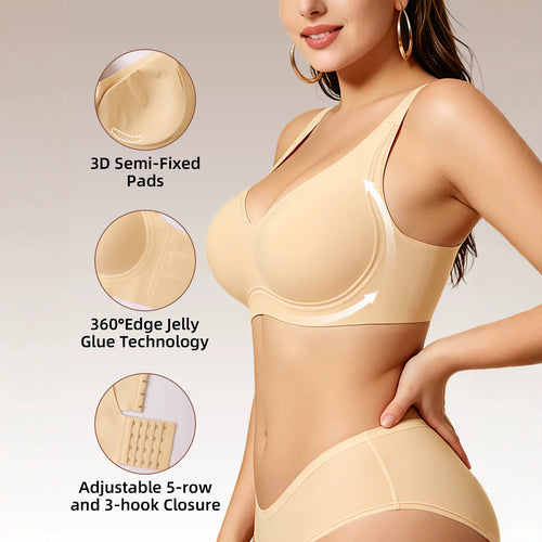 No Underwire Comfort Bra Leopard Print