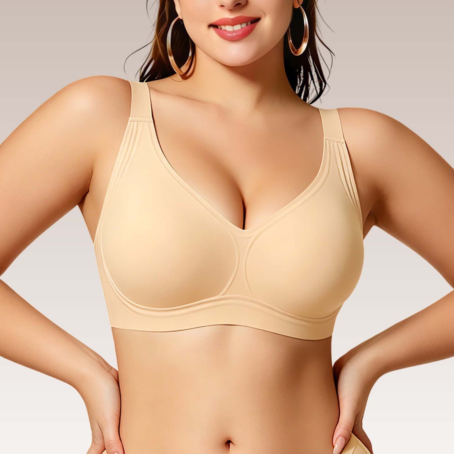 No Underwire Comfort Bra Leopard Print