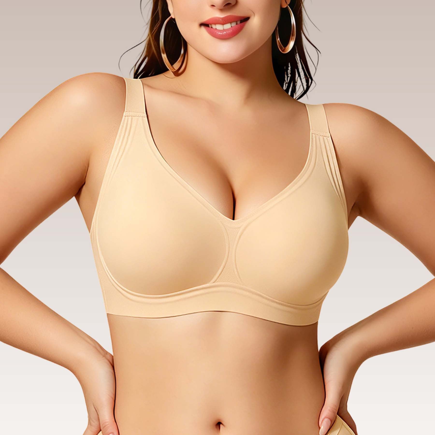 No Underwire Comfort Bra Leopard Print