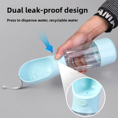 Portable Multifunctional Pet Water Cup with Storage